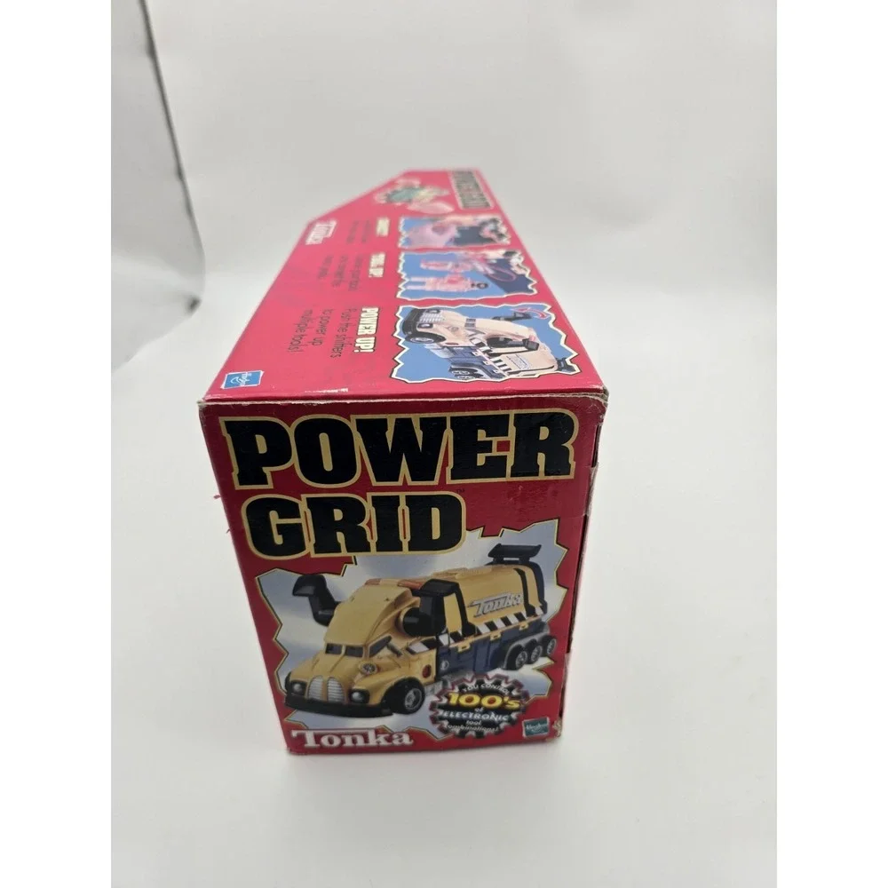 Tonka Truck Power Grid 2002‎ With Accessories Hasbro Saw, Jackhammer,  Cables